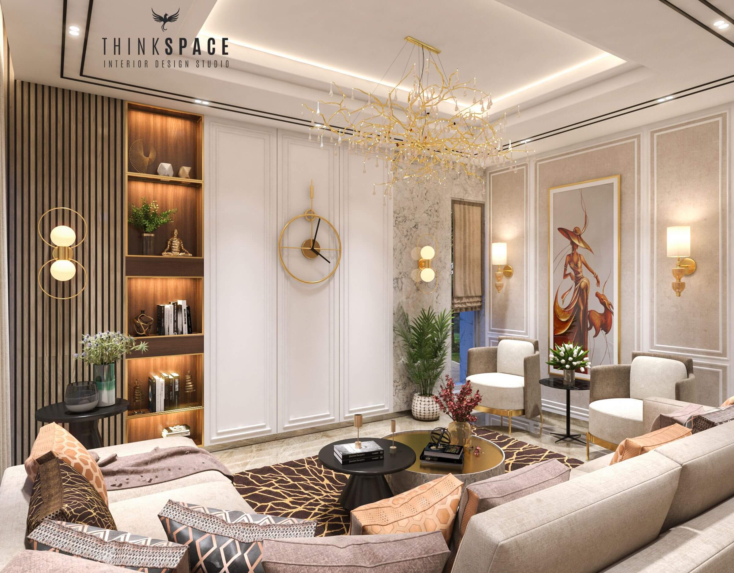 følsomhed orange Sway Interior Designers in Pune - Thinkspace Interiors Pune